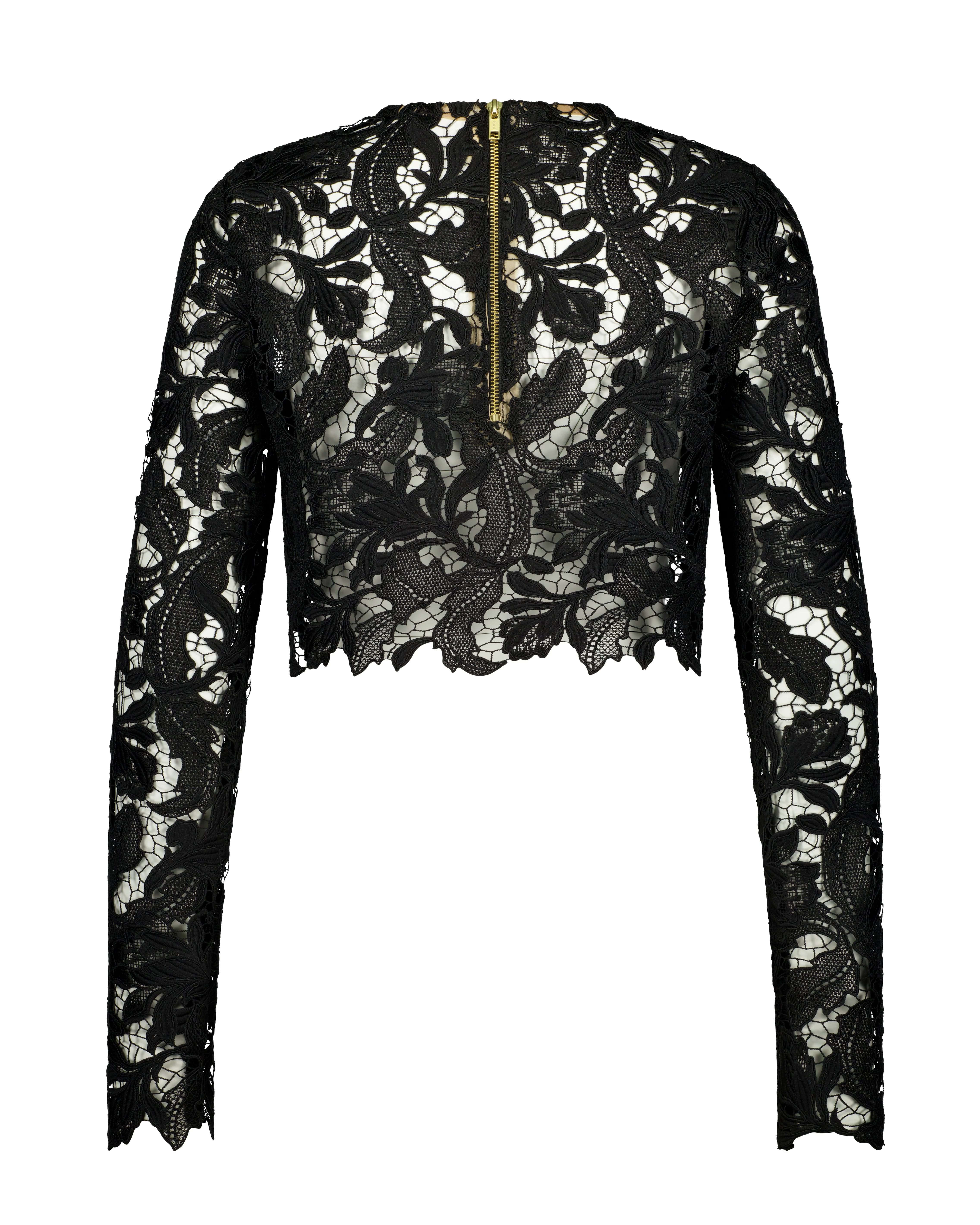 The Florentine Lace Top / Noir - Image 3
