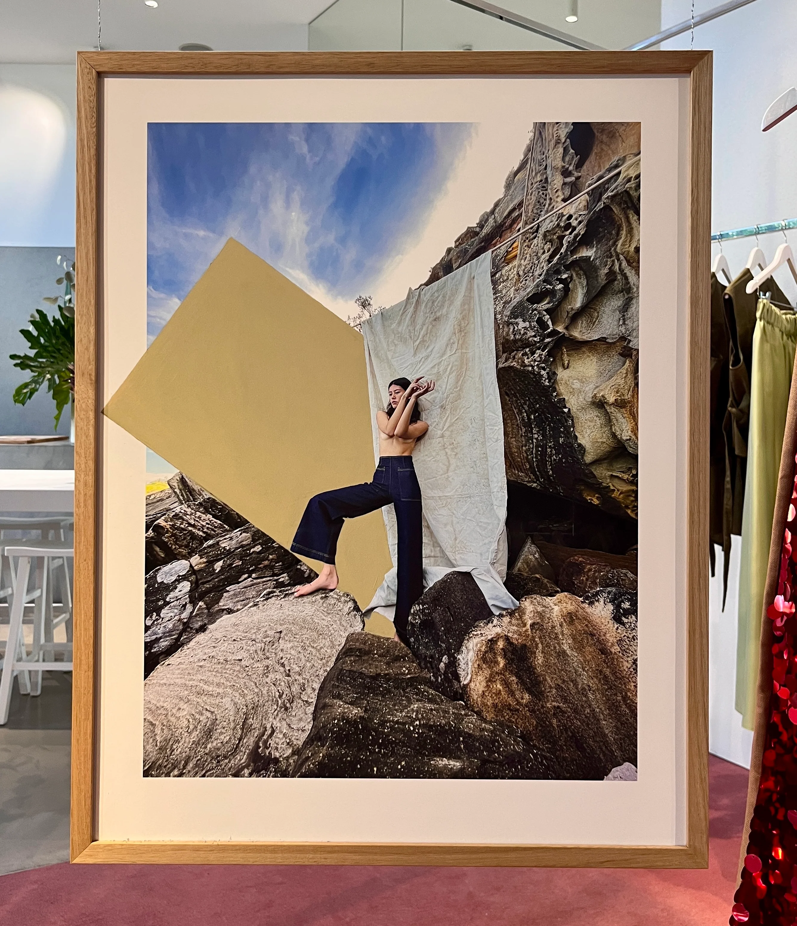 Parco Sempione. Hand Painted Photographic Print - Image 2