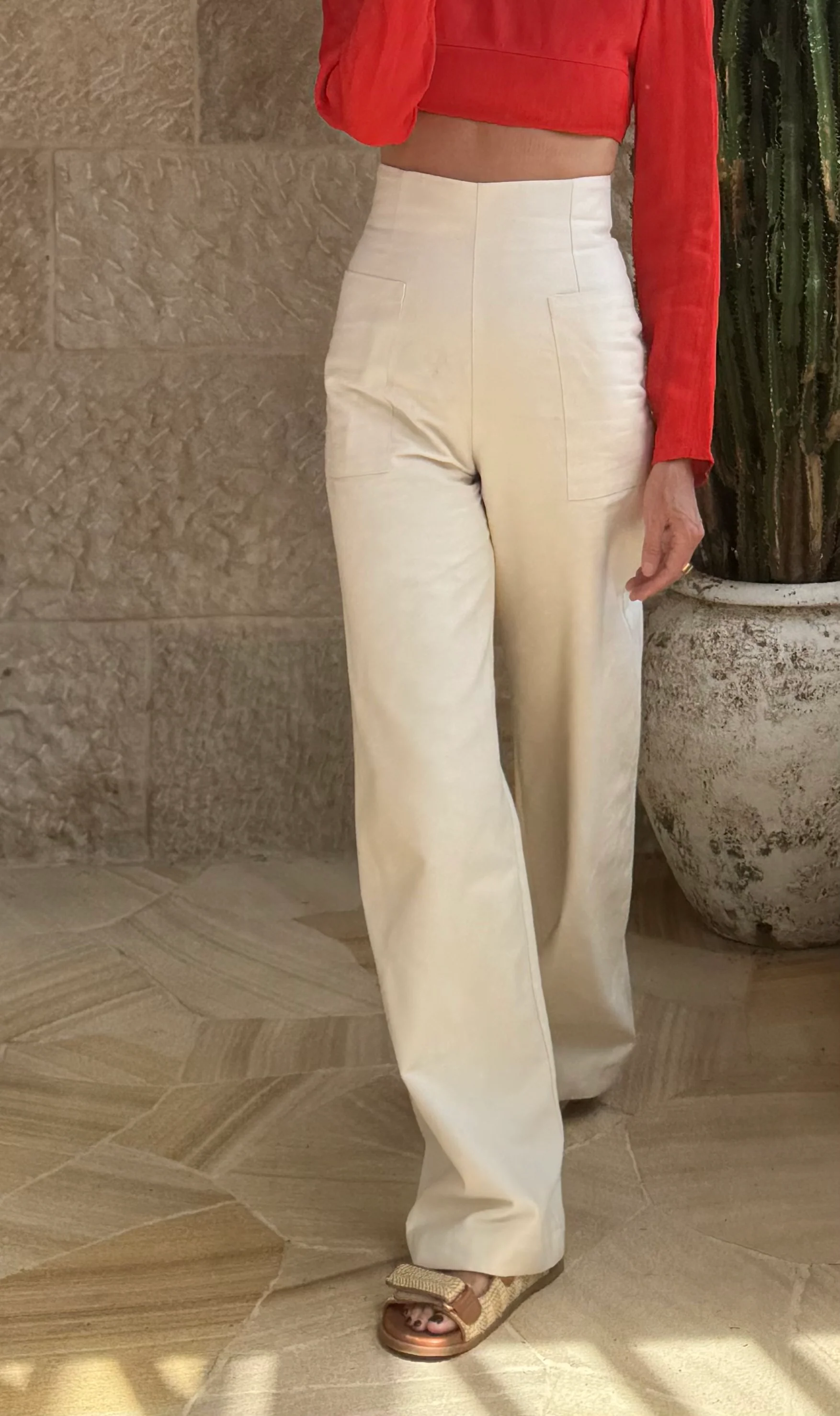 Rossini Pant / Crème Fraiche
