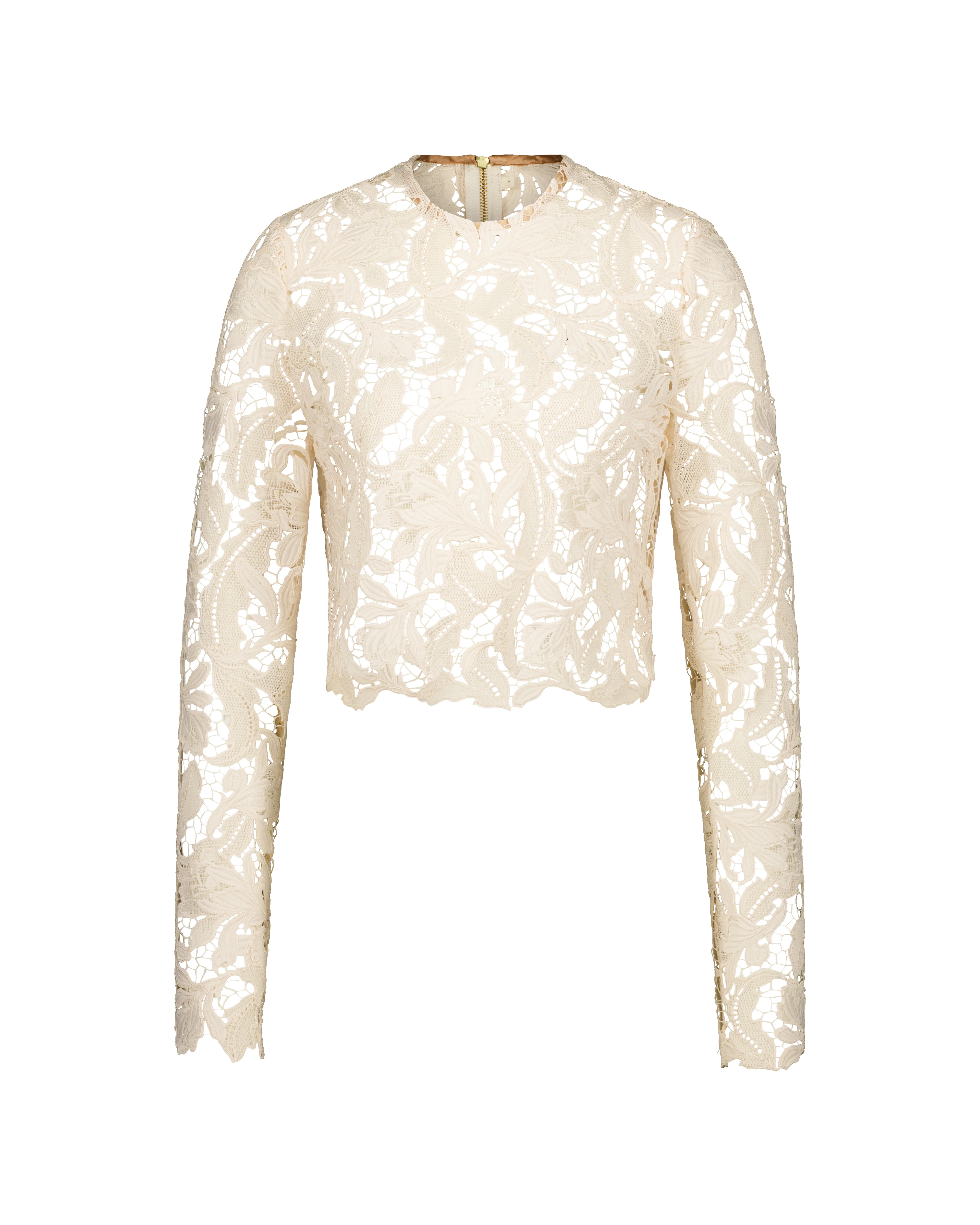 The Florentine Lace Top / Buttermilk - Image 2