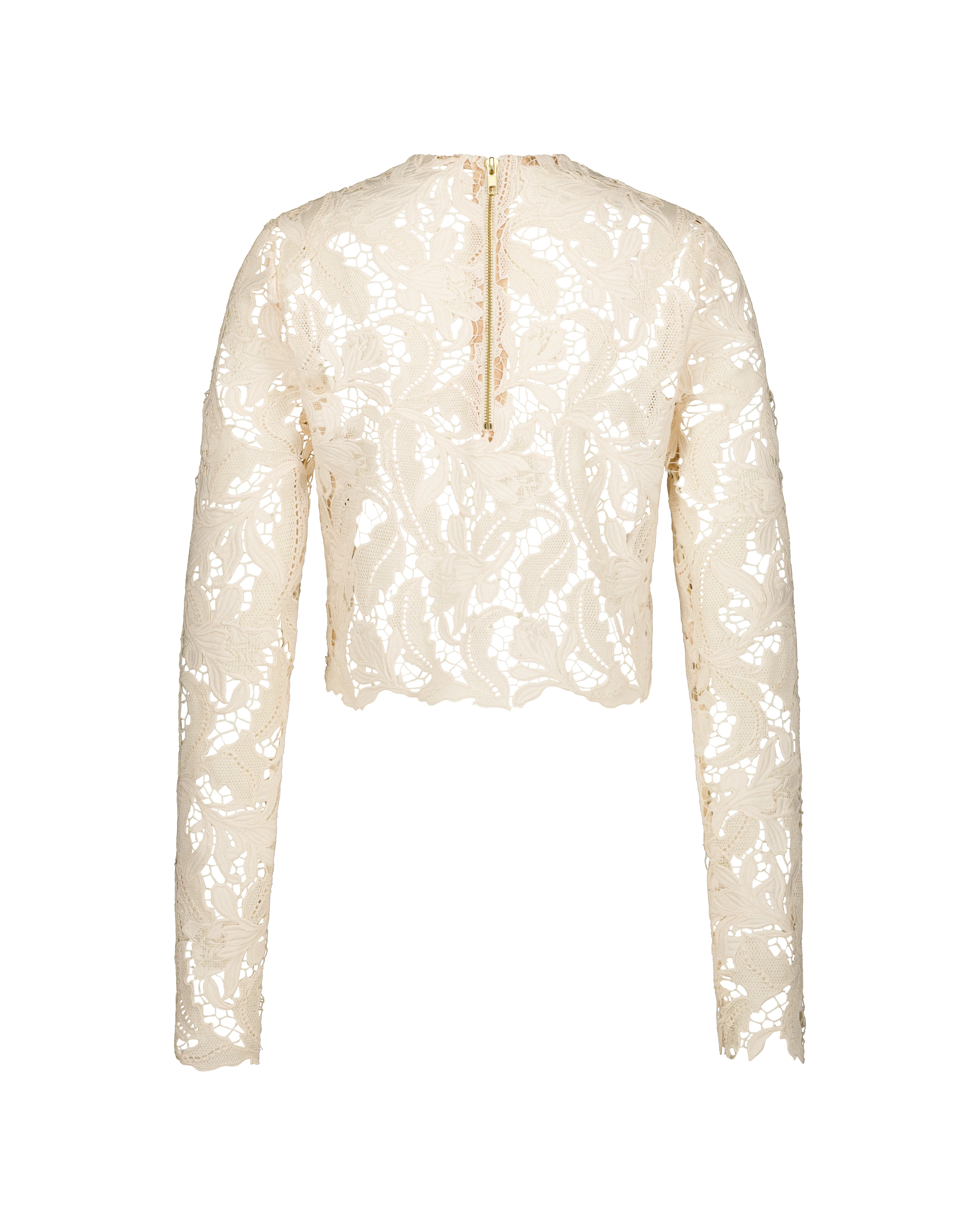 The Florentine Lace Top / Buttermilk - Image 3