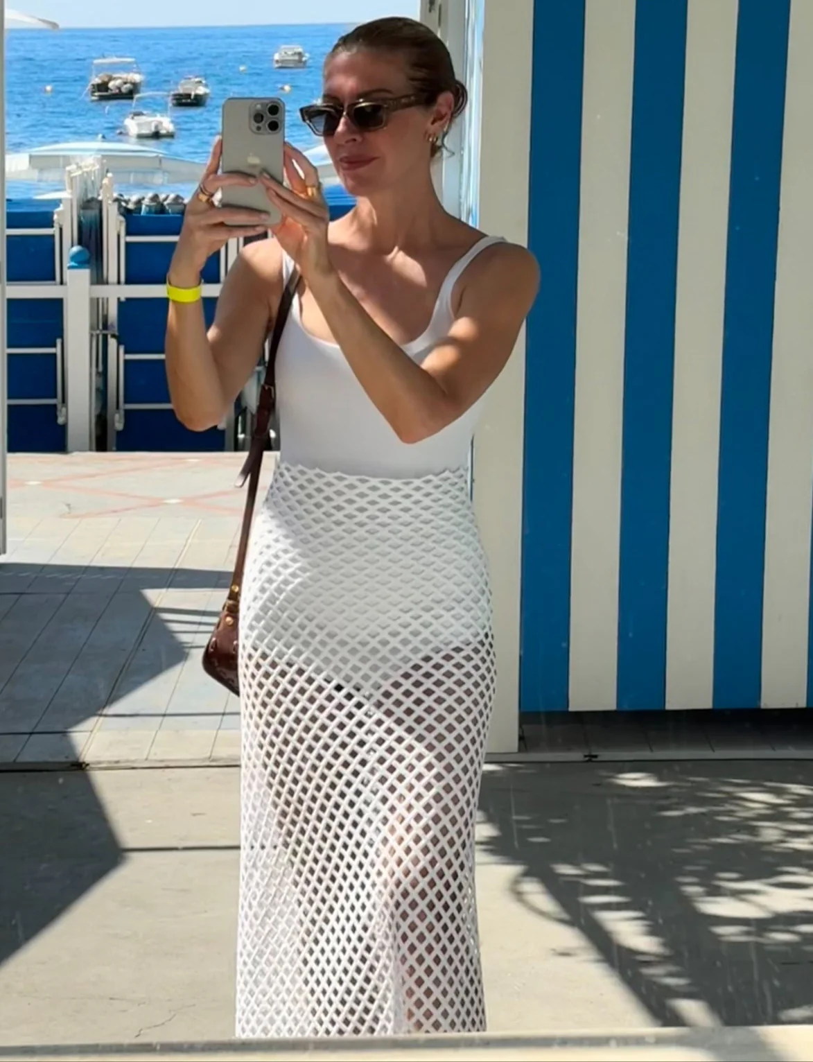 Villa Savoye Skirt / Bianco