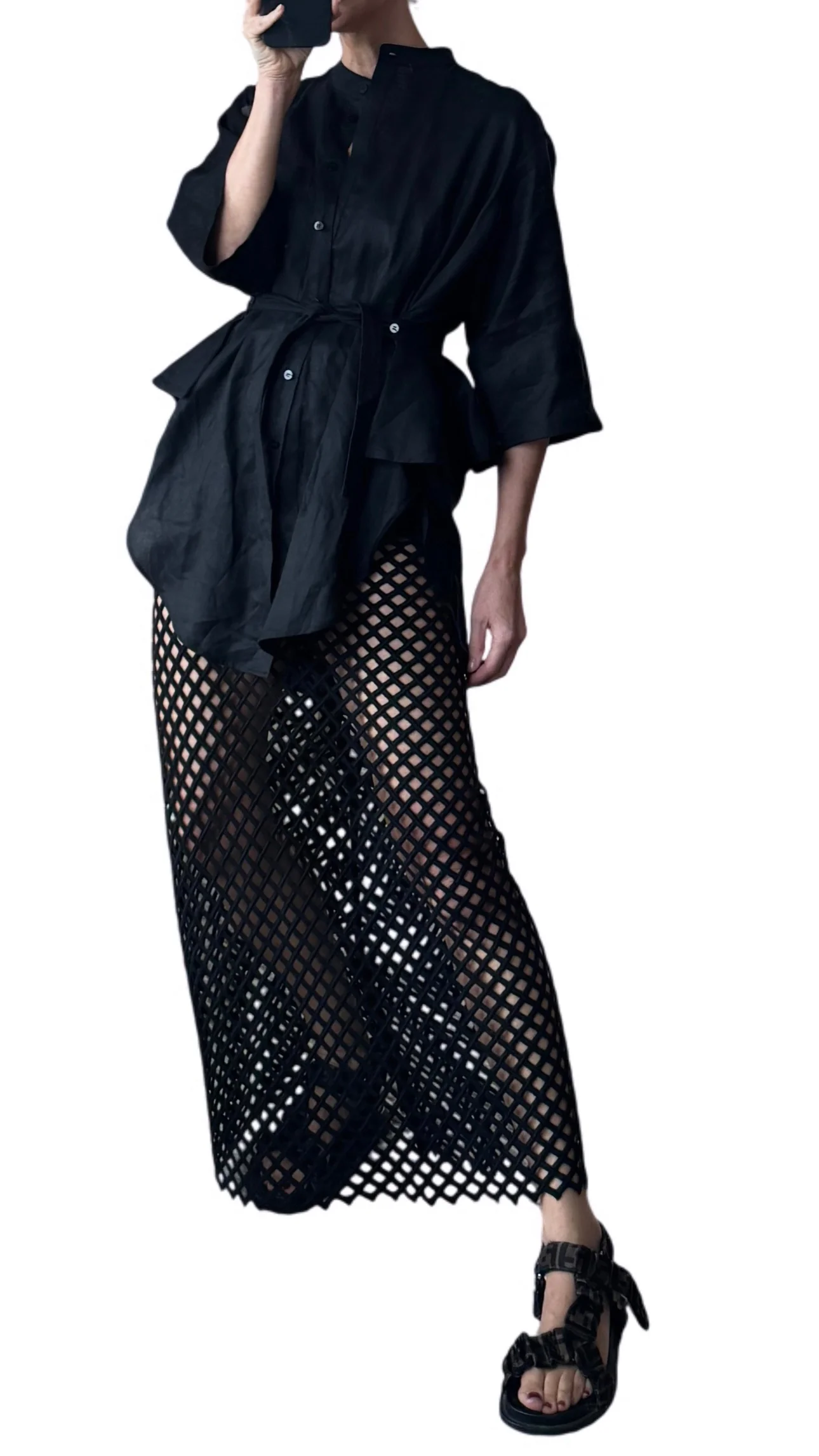 Villa Savoye Skirt / Noir - Image 2
