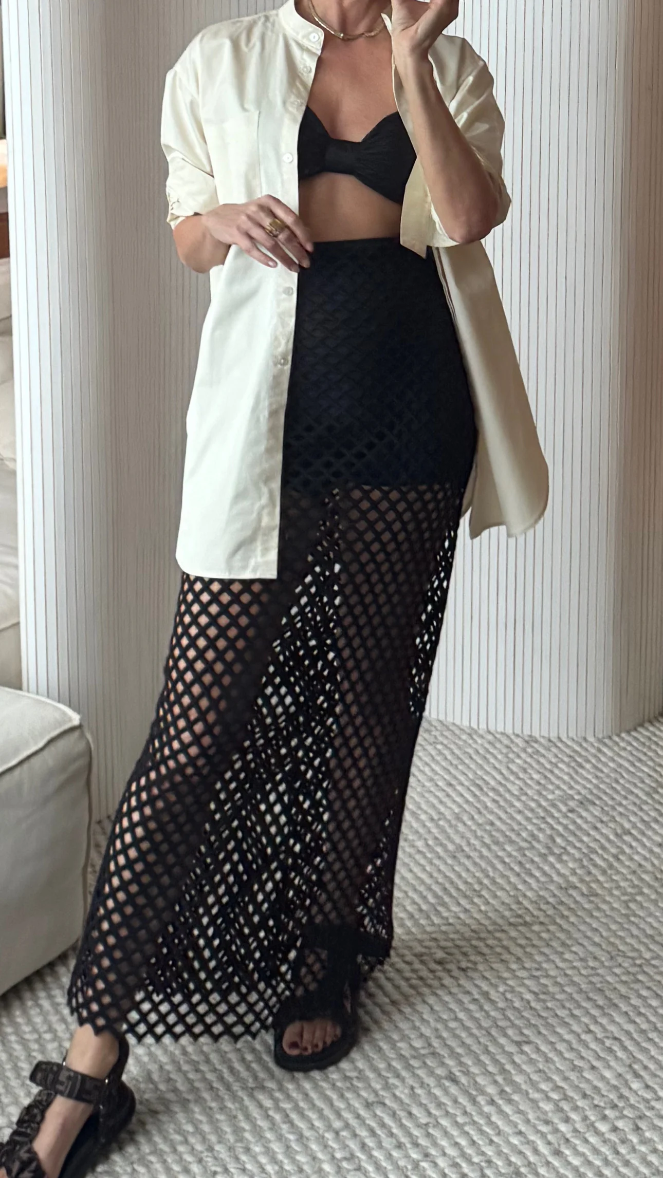 Villa Savoye Skirt / Noir - Image 5